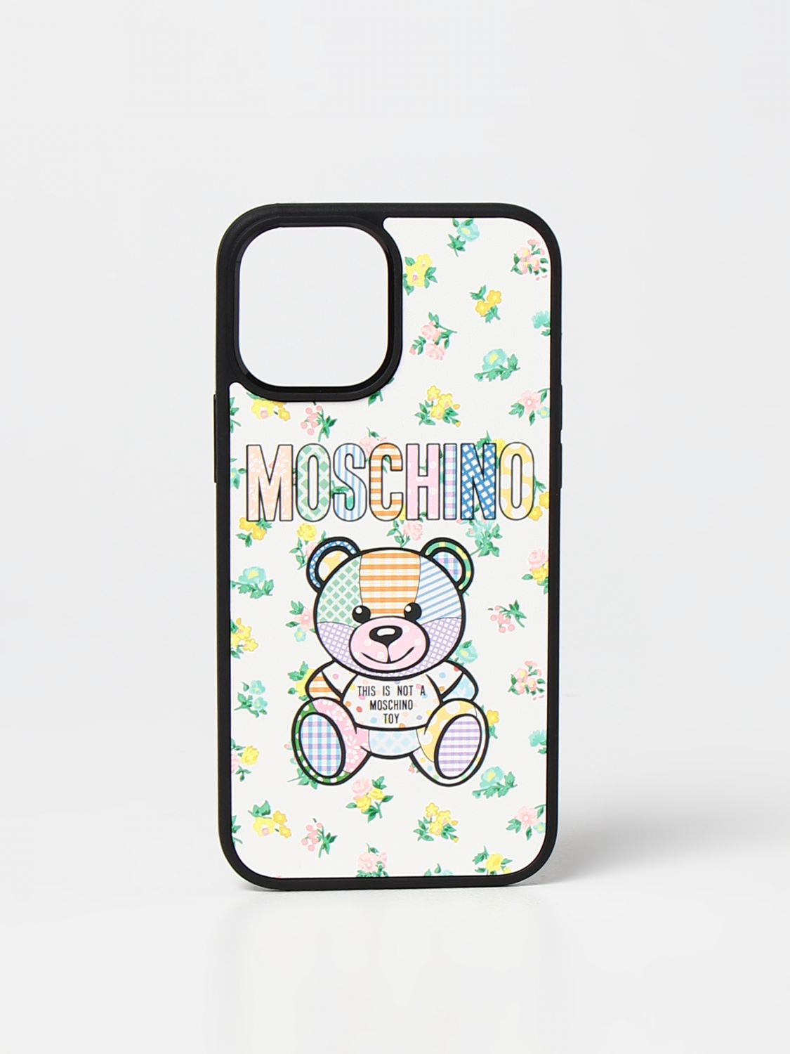 Moschino Couture Iphone 12 Pro Max Cover With Teddy In Multicolor