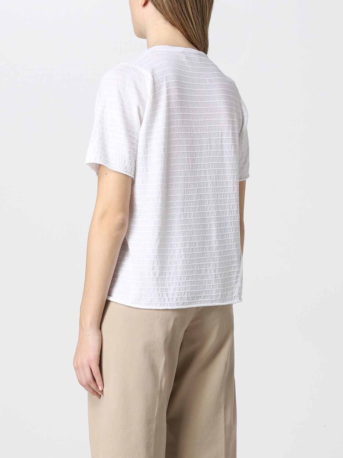 Roberto Collina basic striped t-shirt