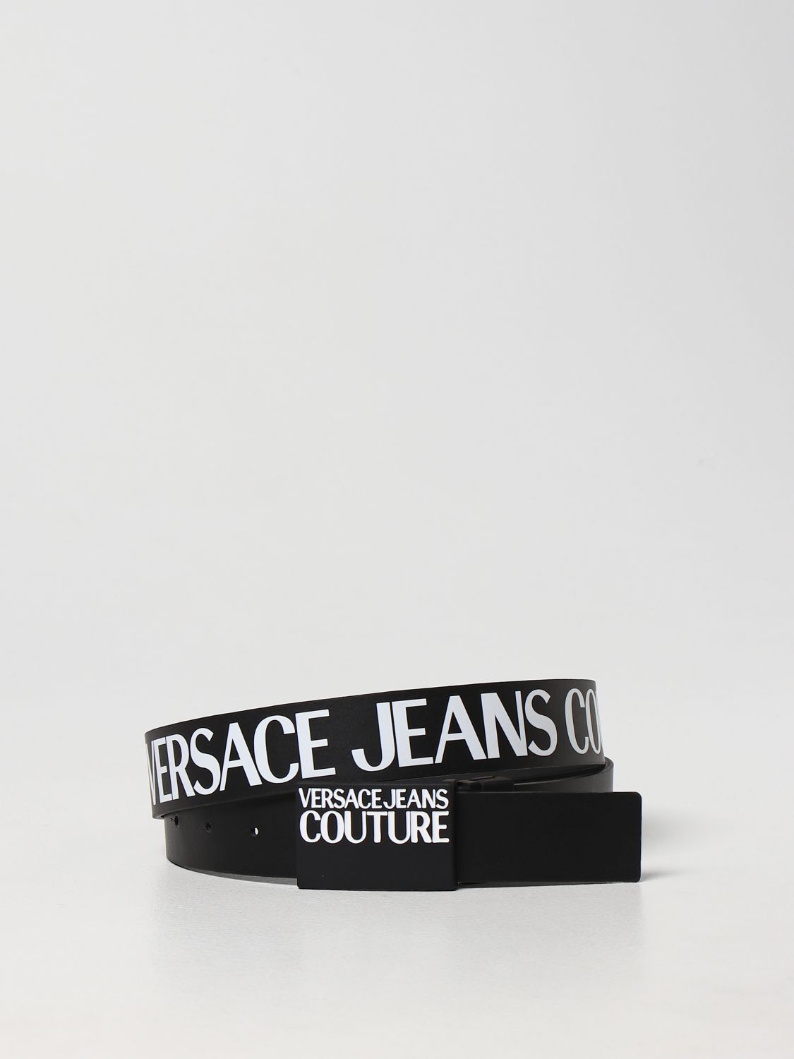 Belt Versace Jeans Couture: Versace Jeans Couture leather belt black 1