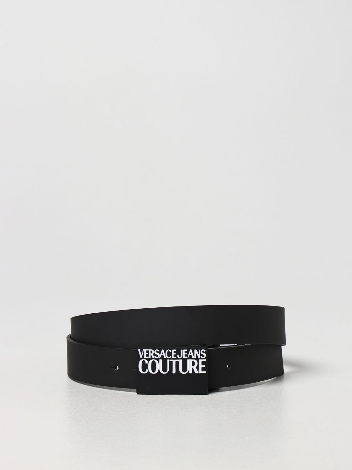 Belt Versace Jeans Couture: Versace Jeans Couture leather belt black 2