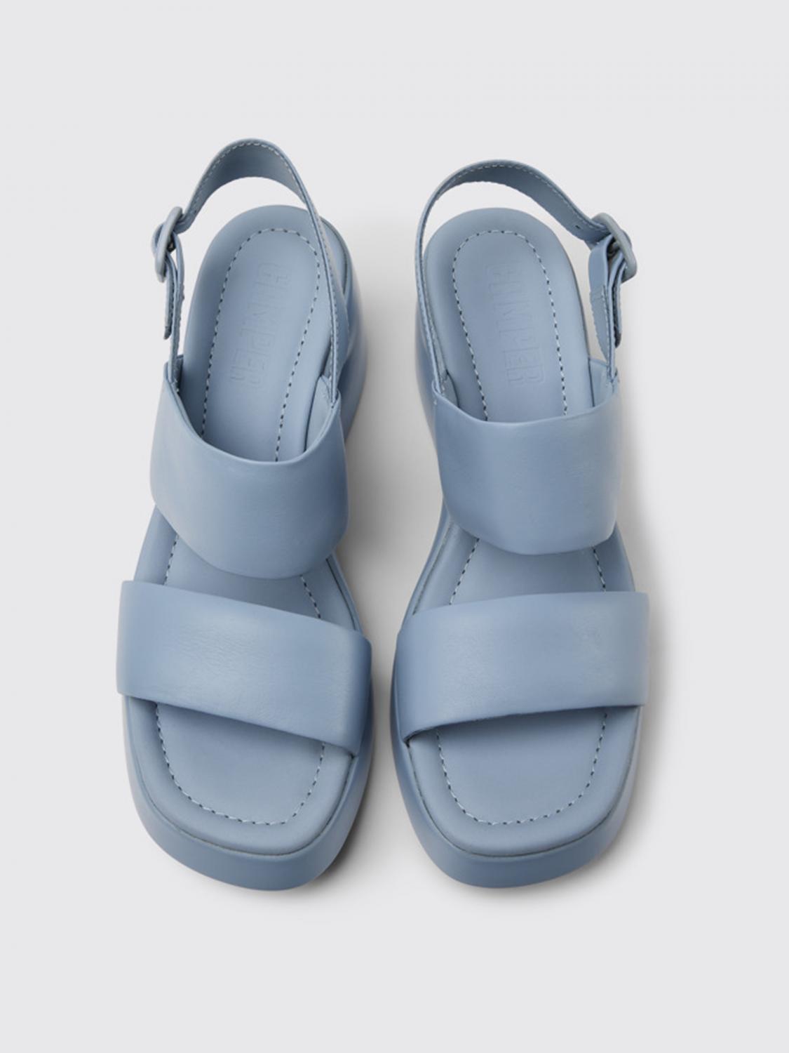 CAMPER: Sandalias planas mujer - Azul Oscuro | Zapatos De Cuña Camper  K201352-005 KAAH GIGLIO.COM