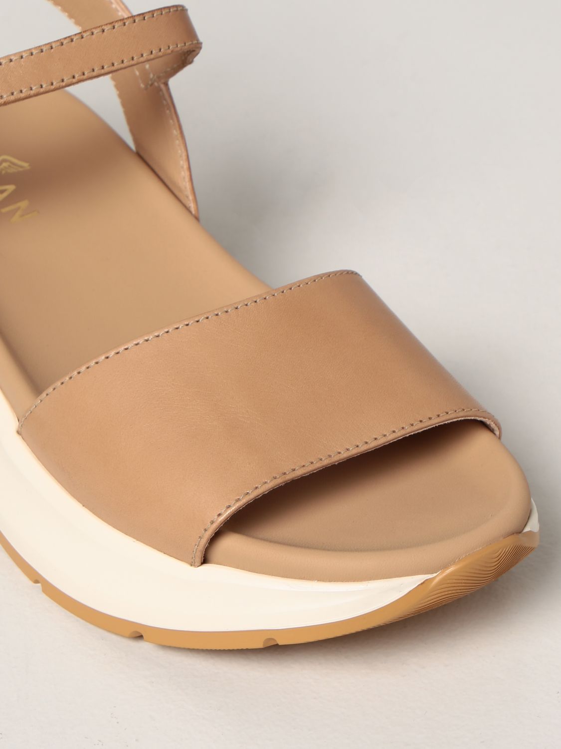 Flat sandals Hogan: Sandal H598 Hogan in leather leather 4