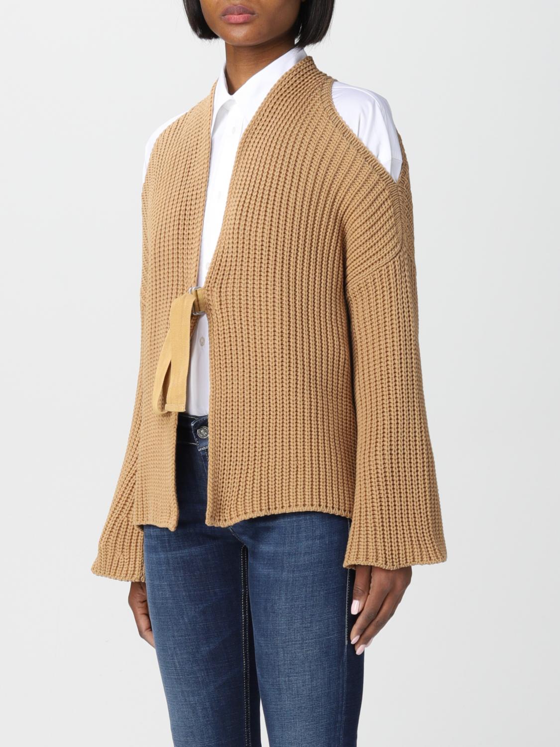 DONDUP Cardigan women Camel Cardigan Dondup DT191M00816