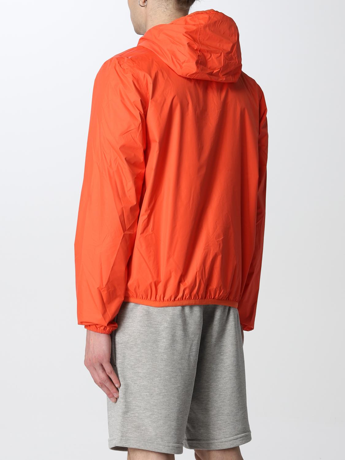 KWAY jacket for men Orange KWay jacket K111NMW online on