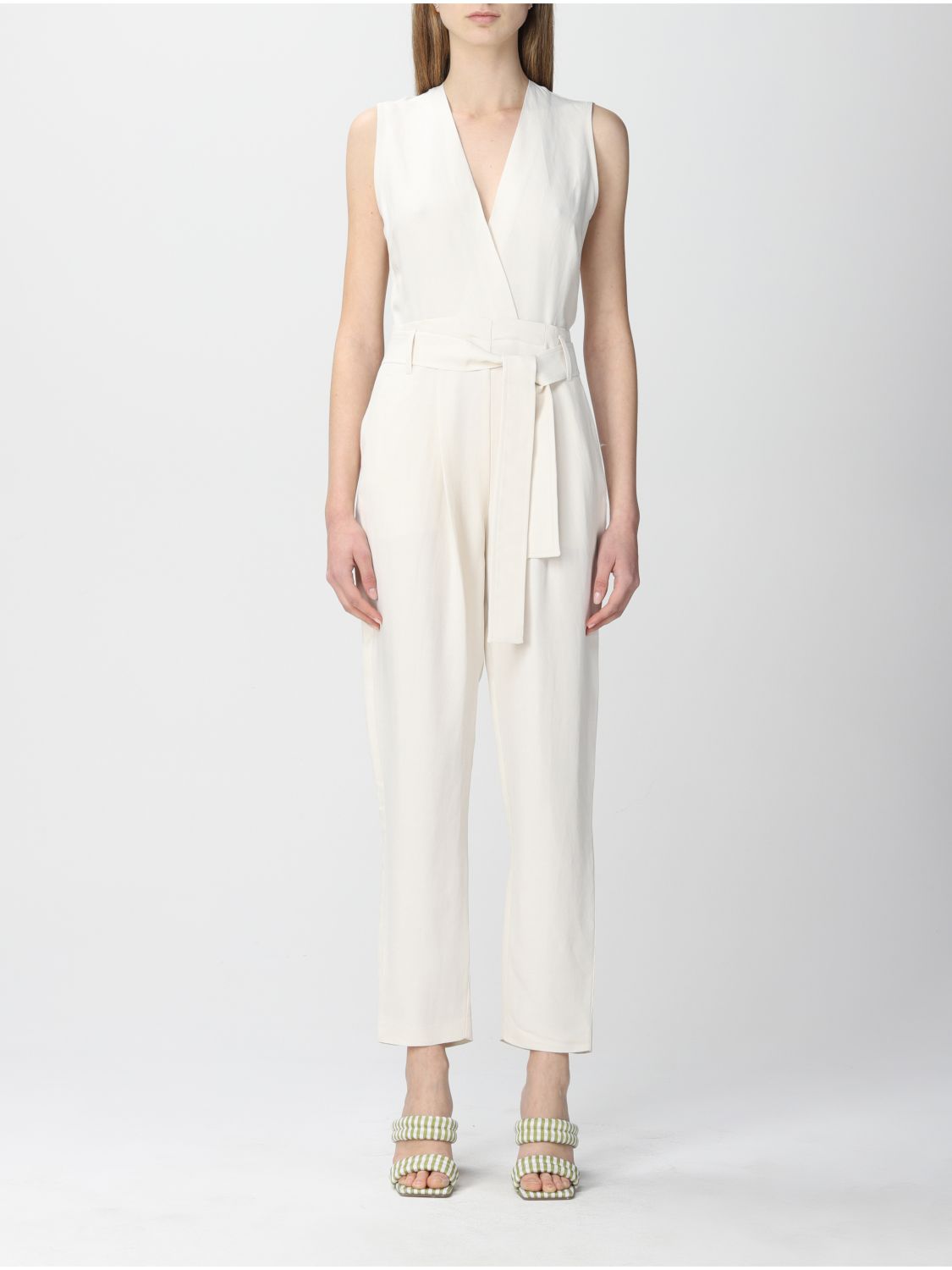 PINKO: jumpsuits for woman - Beige | Pinko jumpsuits 1G17Q3Y7W3 online ...