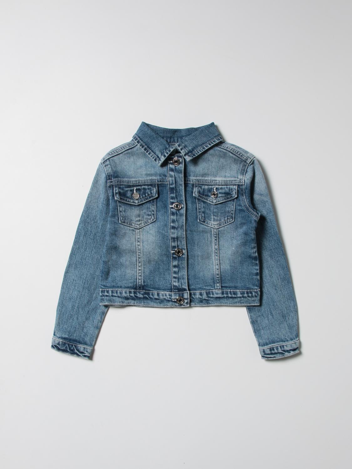 TWINSET: Giacca di jeans classic - Denim | Giacca Twinset 221GJ2426  GIGLIO.COM