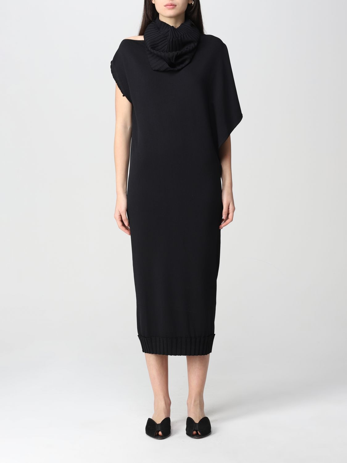 LIVIANA CONTI: dress for woman - Black | Liviana Conti dress F2S020 ...