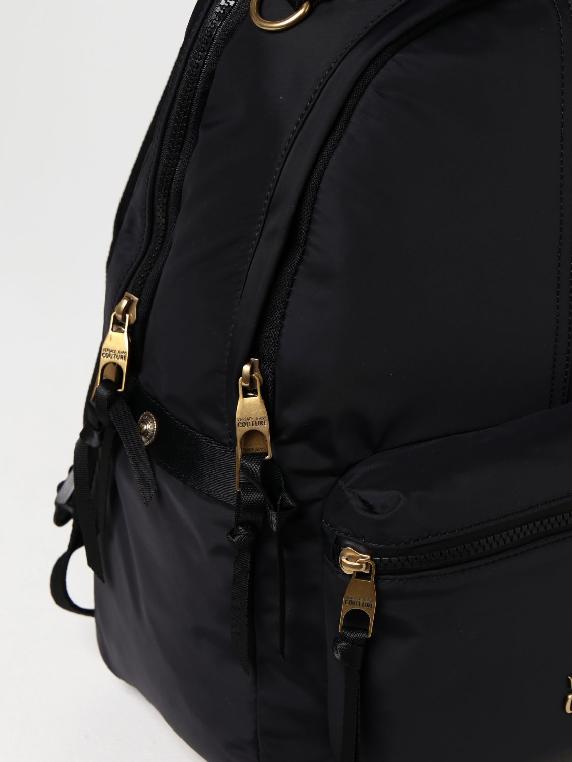 Backpack Versace Jeans Couture: Versace Jeans Couture nylon backpack black 3