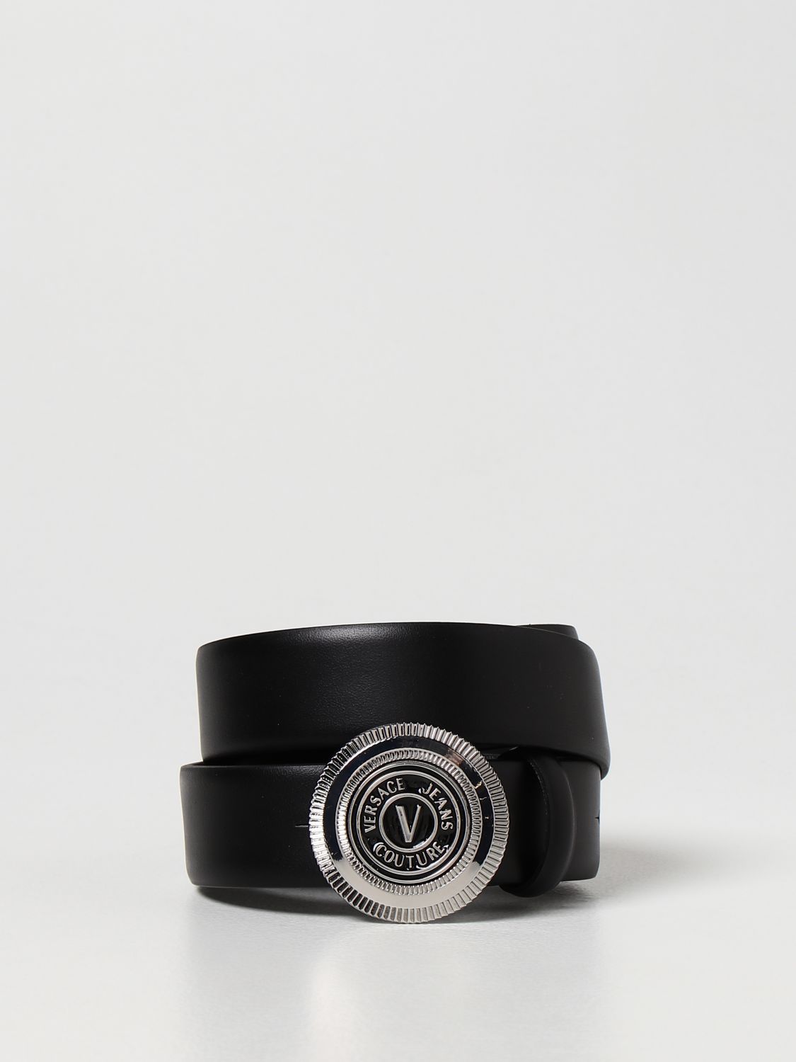 Belt Versace Jeans Couture: Versace Jeans Couture leather belt black 1 1