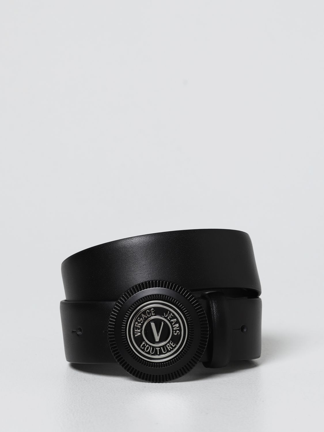 Belt Versace Jeans Couture: Versace Jeans Couture leather belt black 2 1
