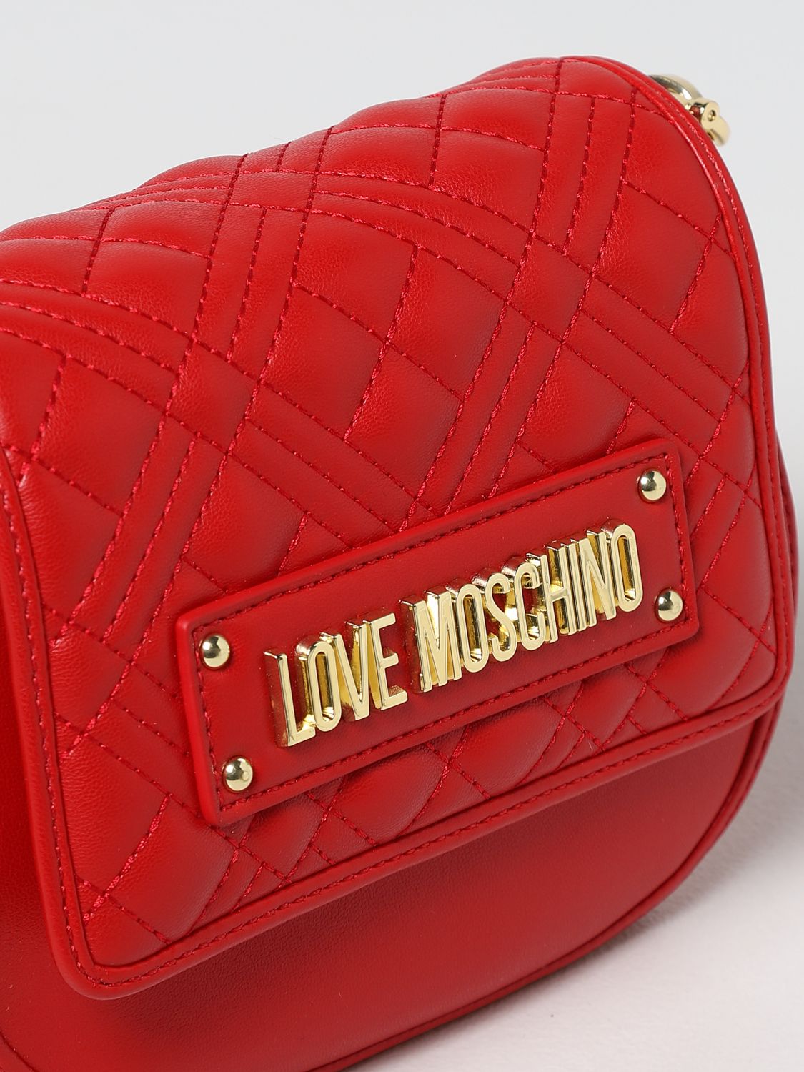 Mini- Tasche Love Moschino: Schultertasche damen Love Moschino rot 3