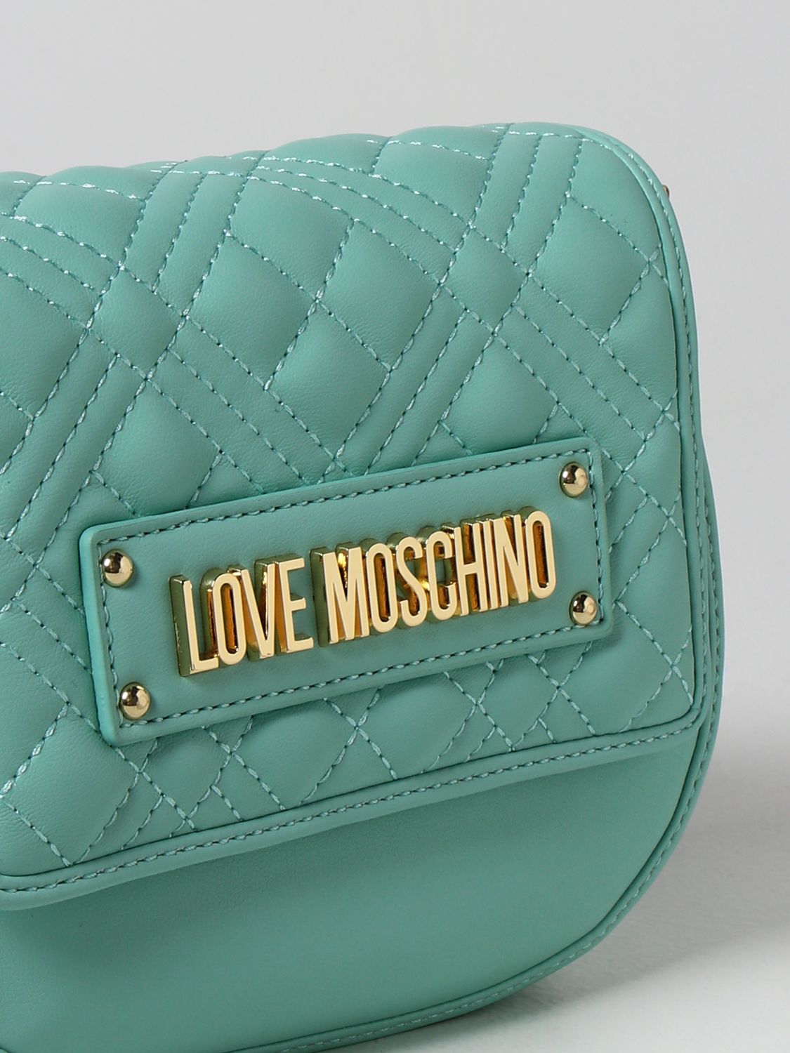 Mini- Tasche Love Moschino: Schultertasche damen Love Moschino mint 3