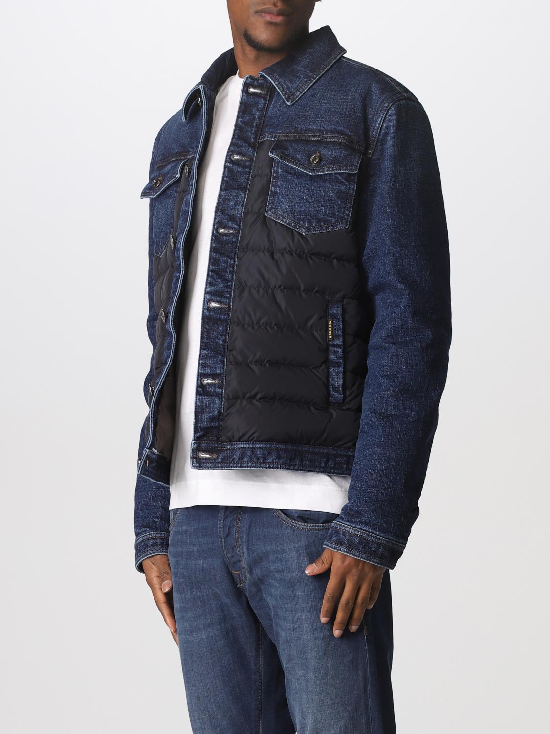 MOORER: Giacca uomo - Blue | Giacca Moorer MONDOR104S GIGLIO.COM