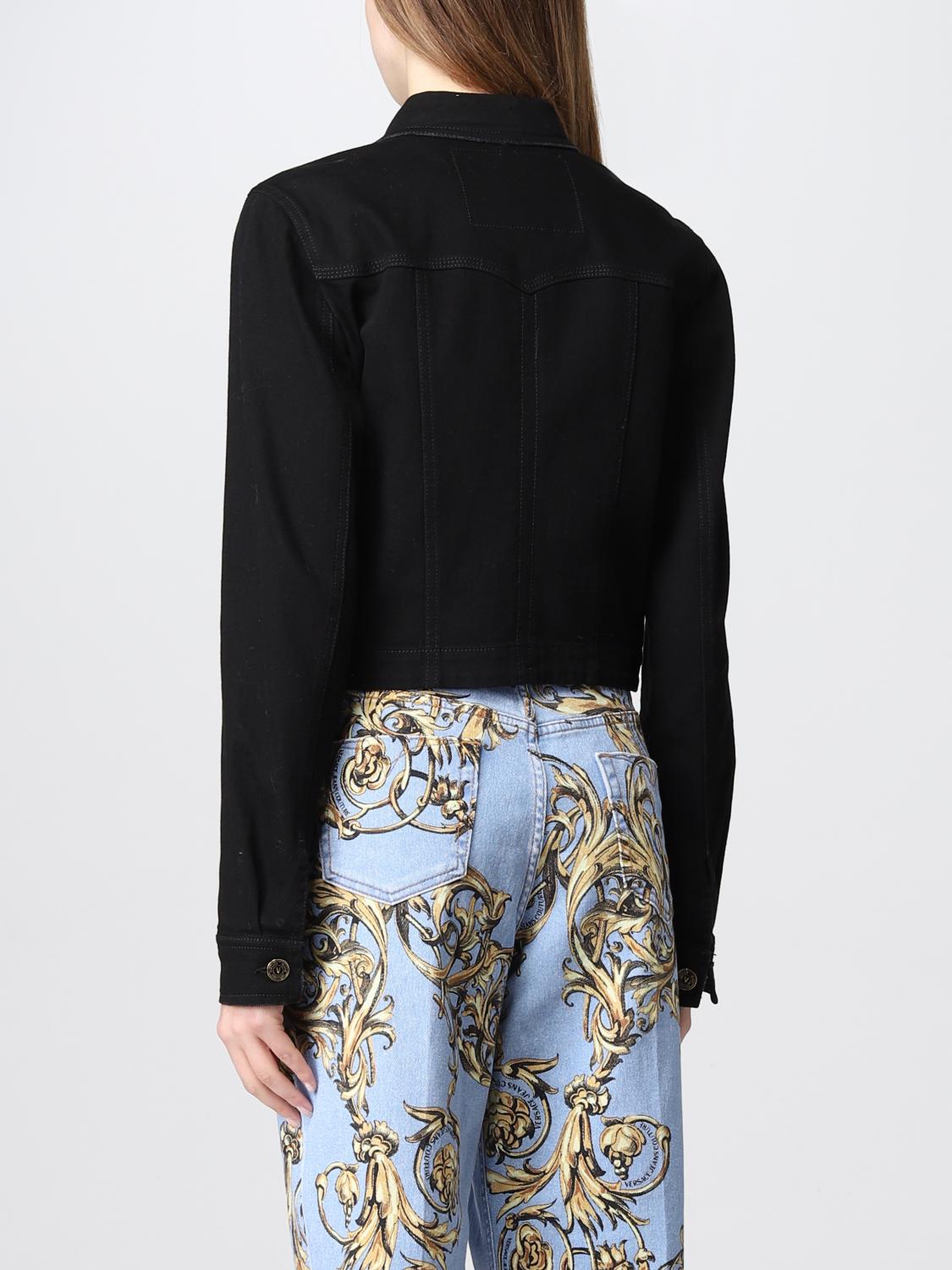 VERSACE JEANS COUTURE: Giacca donna - Nero | Giacca Versace Jeans Couture  72HASI53DW011ICR GIGLIO.COM