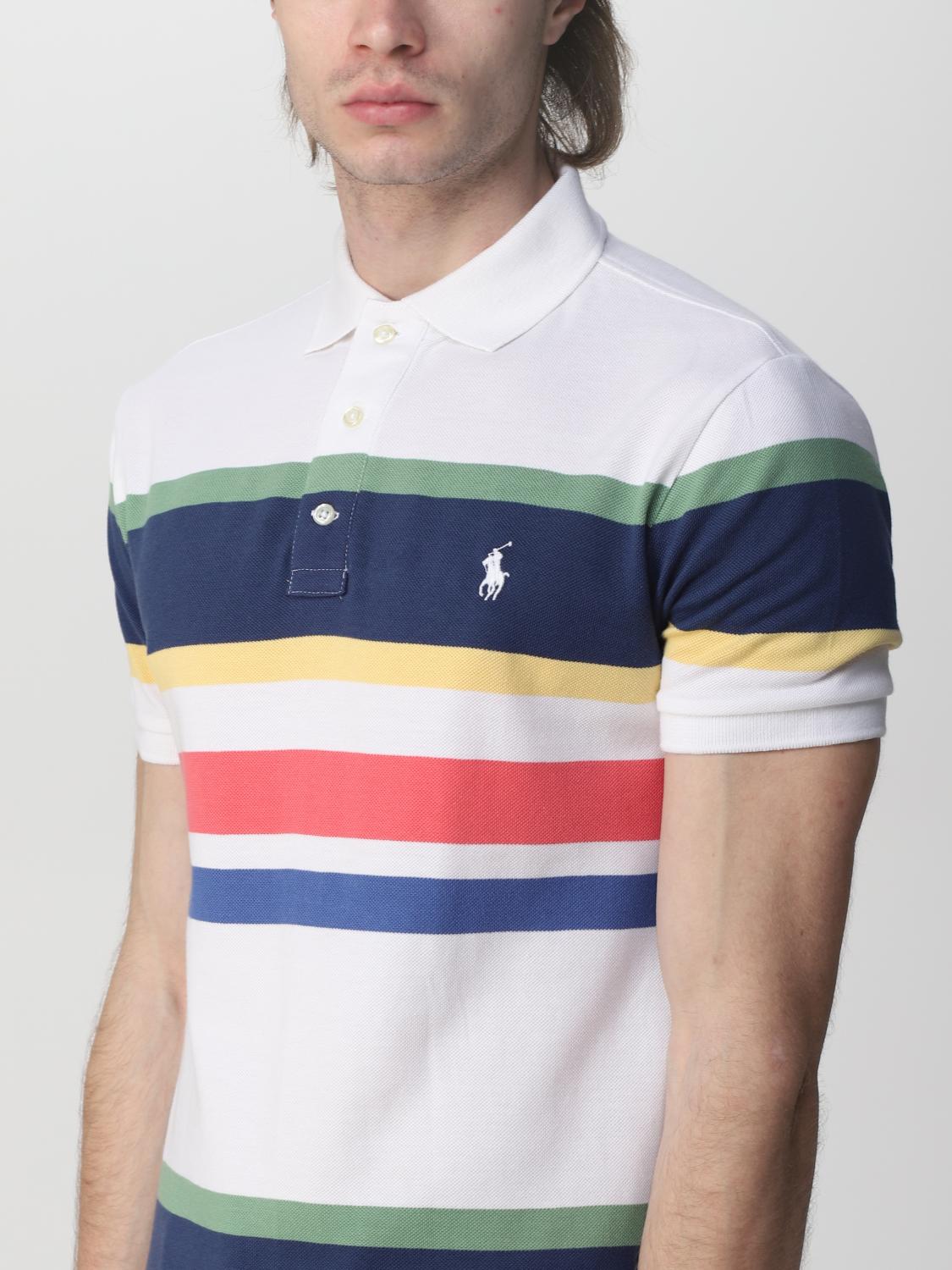 polo ralph lauren multi stripe polo shirt