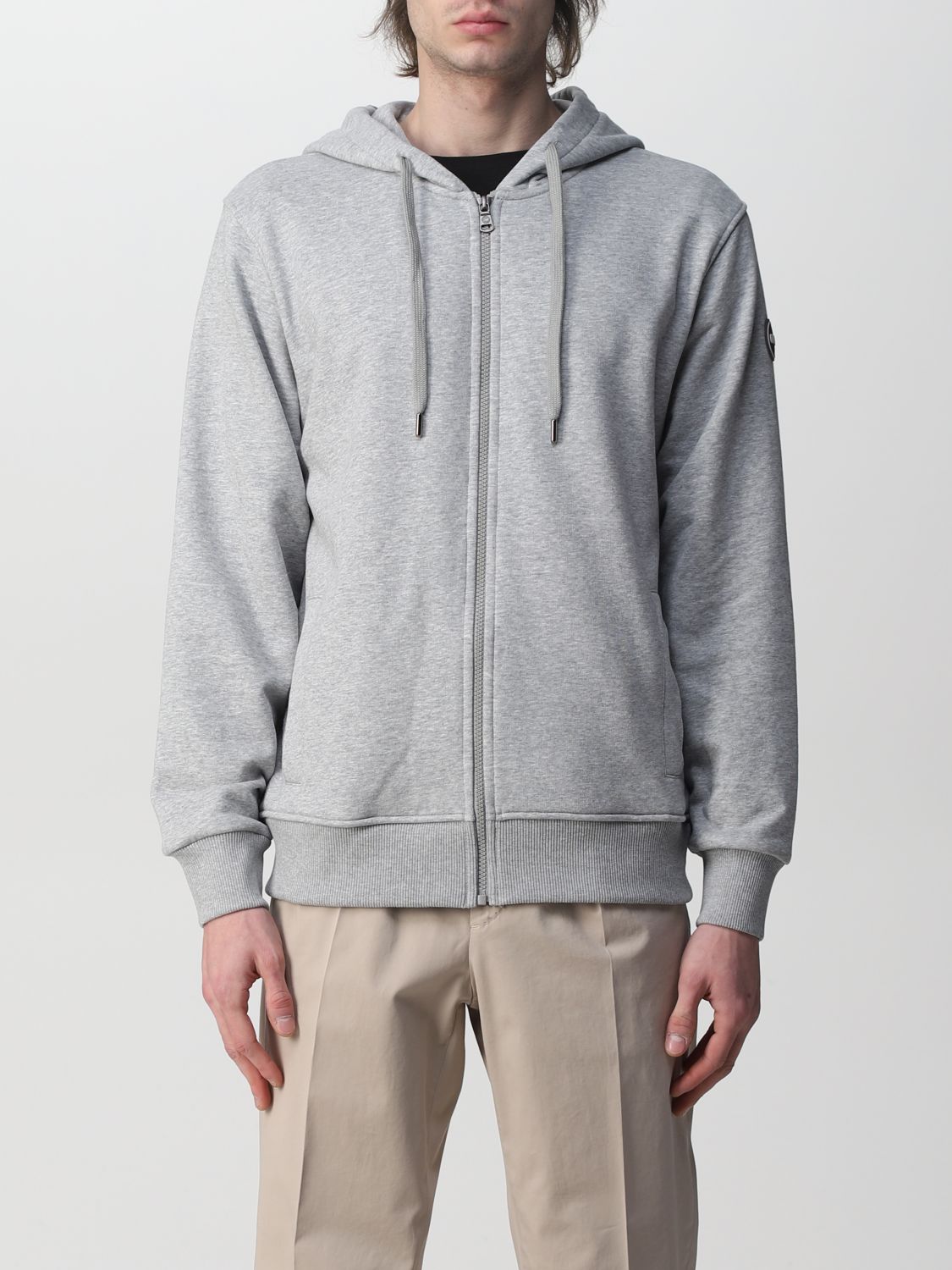COLMAR: gray hoodie | Sweatshirt Colmar Men Navy | Sweatshirt Colmar ...