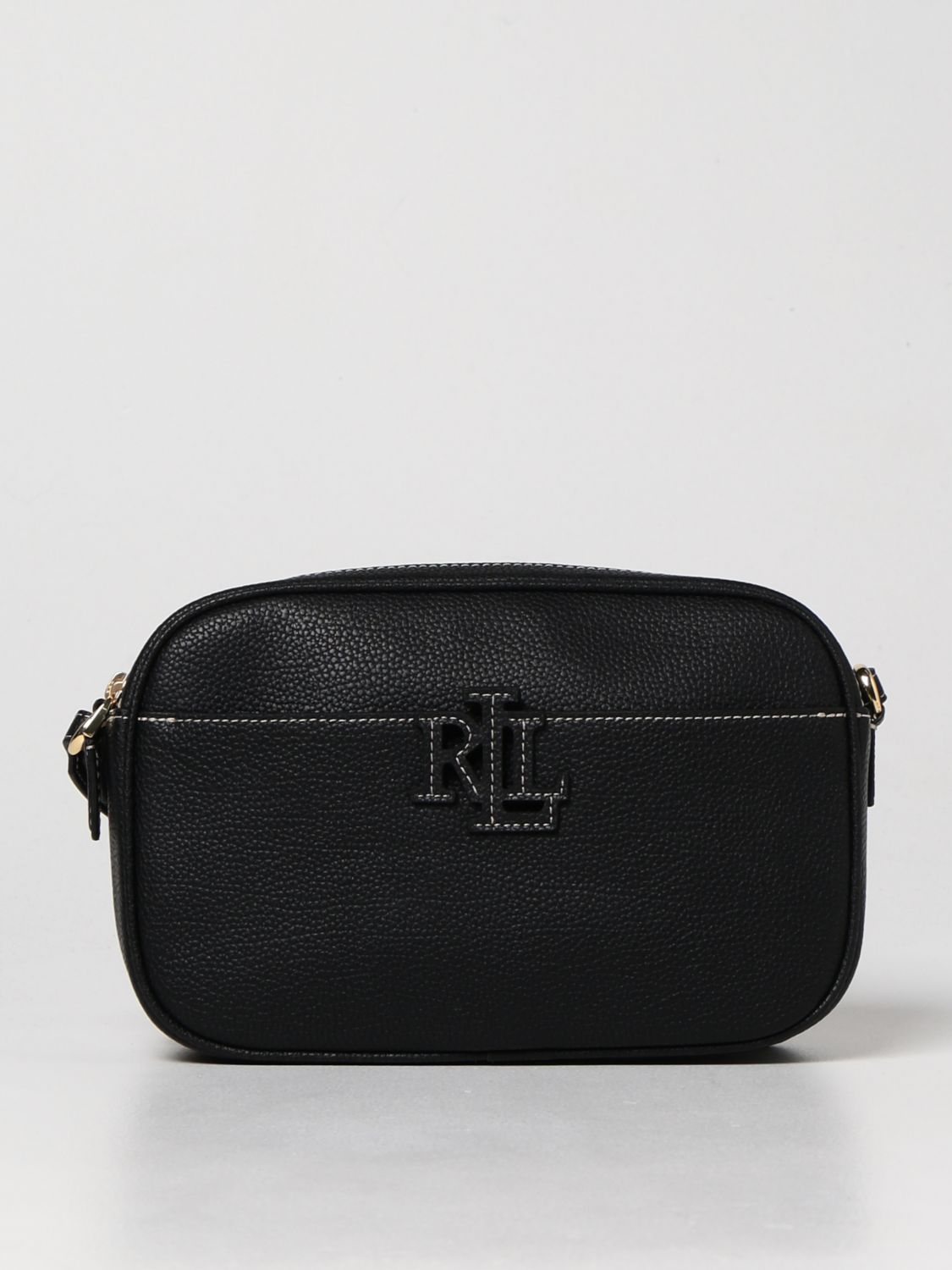 POLO RALPH LAUREN: Lauren Ralph Lauren bag in grained leather - Black | Polo  Ralph Lauren crossbody bags 431837540 online on 