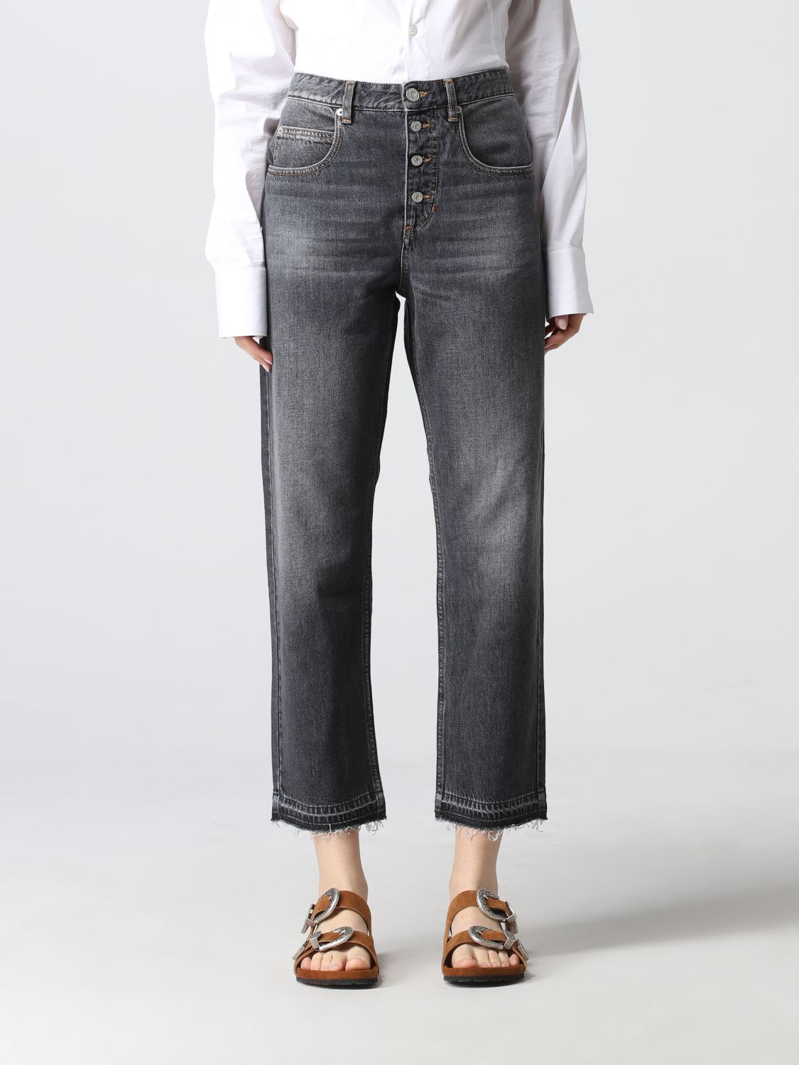 Jeans Isabel Marant: Jeans Isabel Marant in denim grigio 1