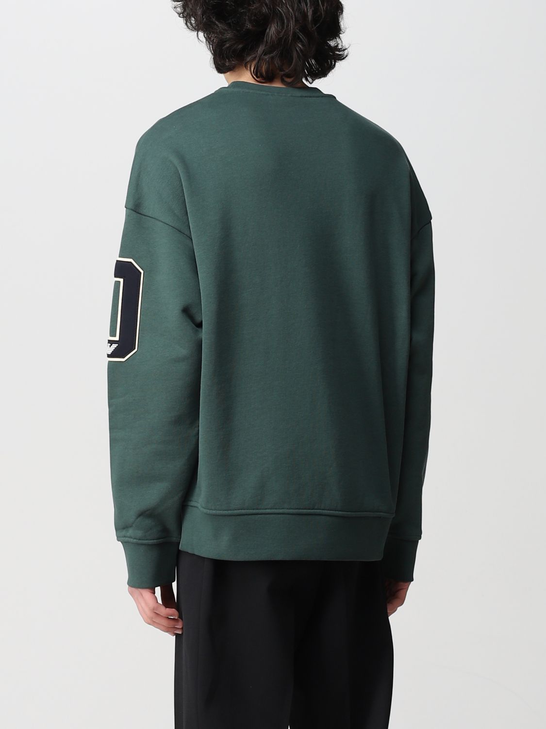 armani sweatshirt green