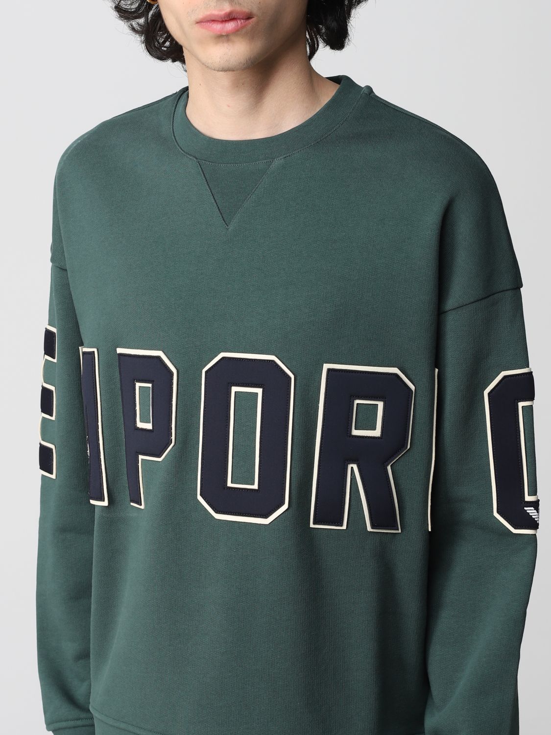 armani sweatshirt green