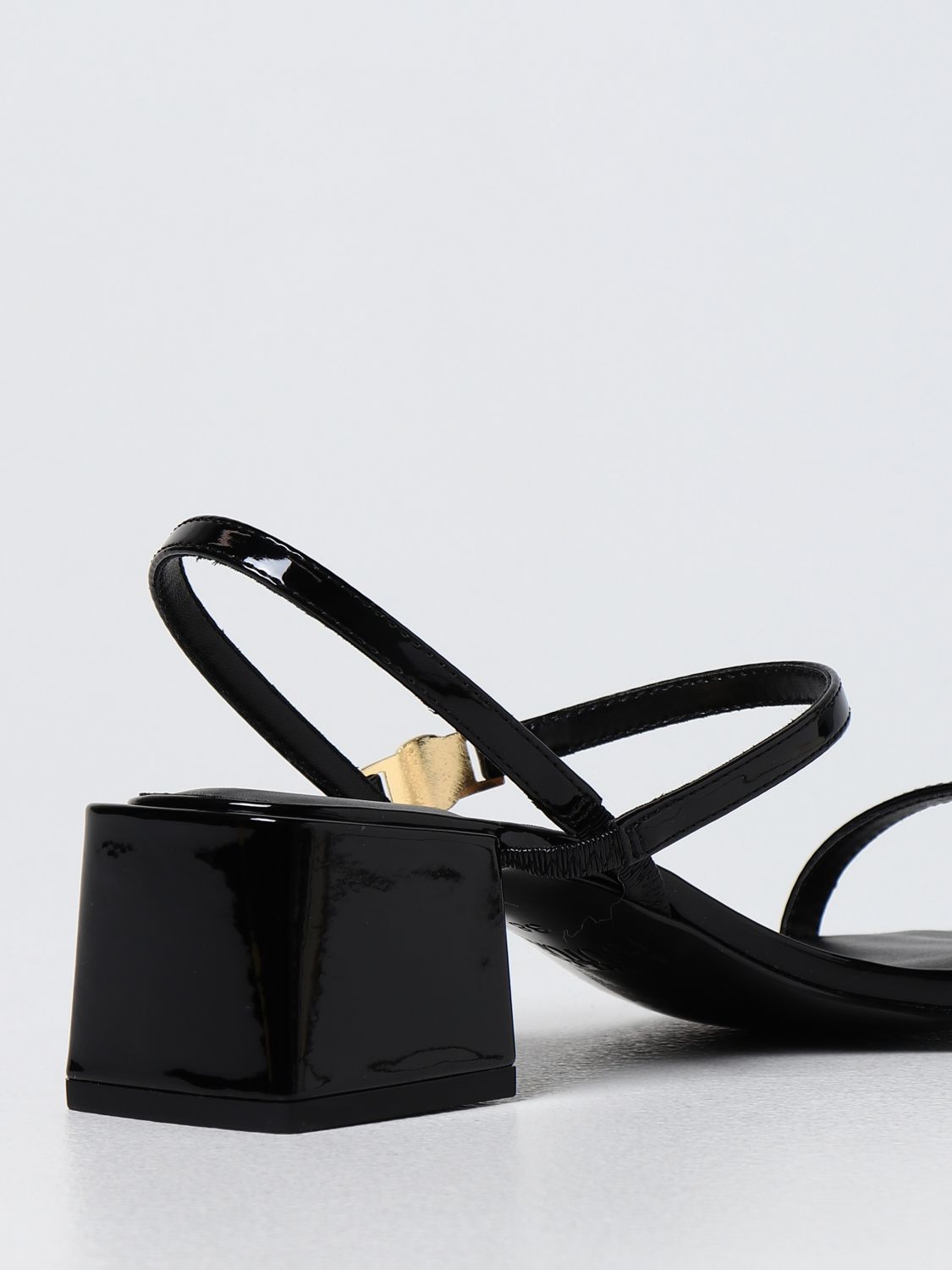 Sandali con tacco Versace Jeans Couture: Sandalo Versace Jeans Couture in vernice nero 3
