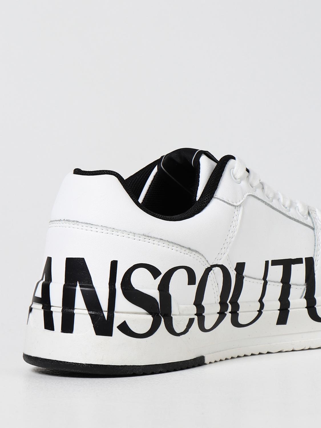 VERSACE JEANS COUTURE: Sneakers in pelle - Bianco | Sneakers Versace Jeans  Couture 72YA3SJ5ZP006 GIGLIO.COM