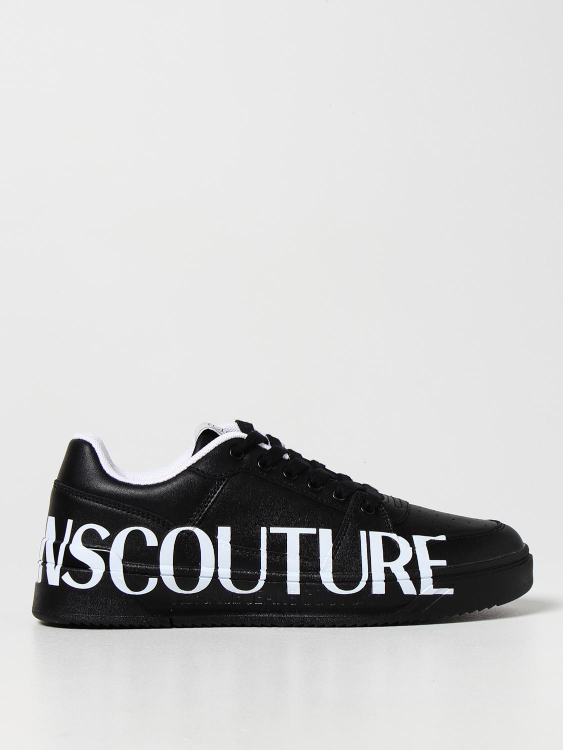Click to view more detailed imagery on our partner's website Versace Jeans Couture Starlight Leather Sneakers In Black