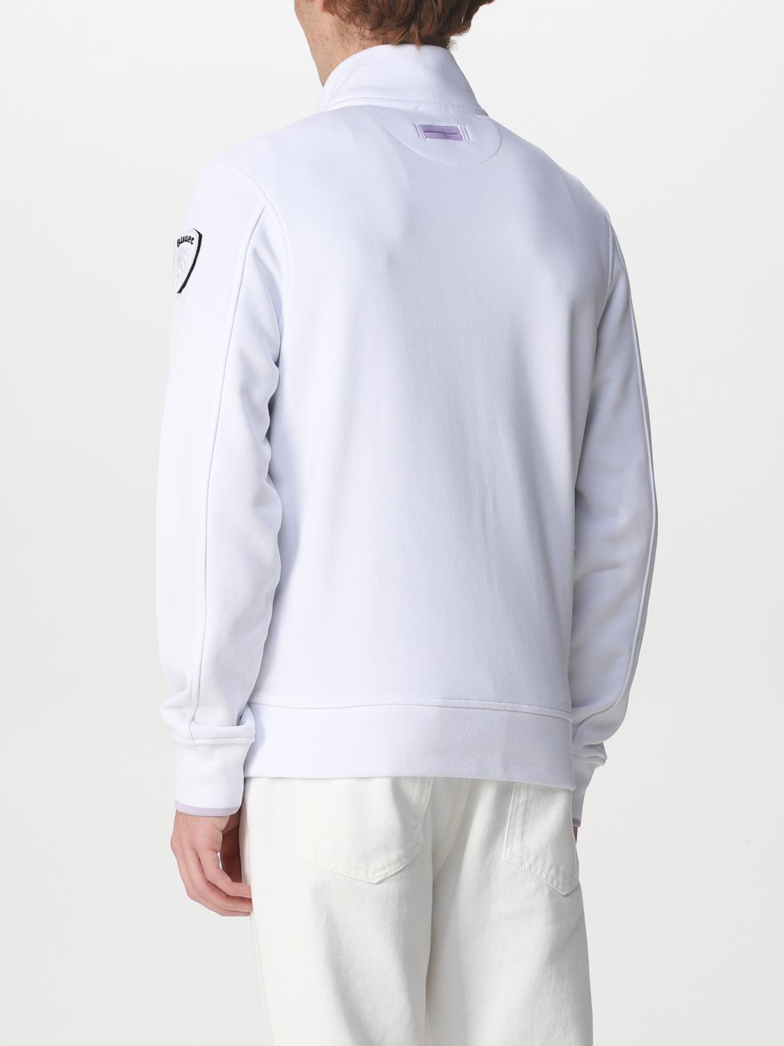 BLAUER: Sudadera hombre - Blanco | Sudadera Blauer 22SBLUF01134005662  GIGLIO.COM