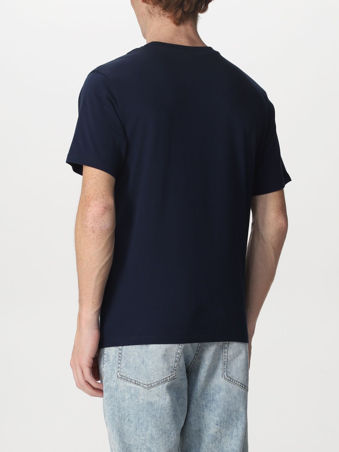 North Sails Outlet: cotton T-shirt with maxi logo - Navy | North Sails ...