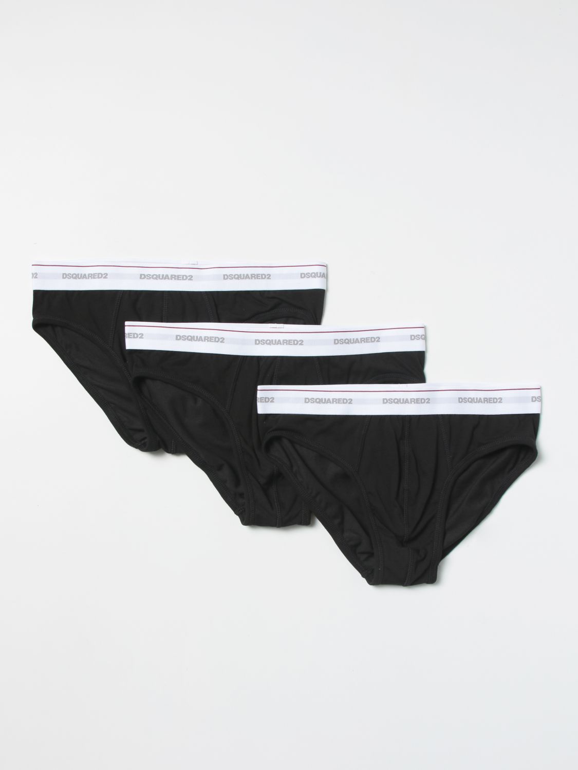 DSQUARED2 SET OF 3 DSQUARED2 BRIEFS WITH LOGO,C89858002