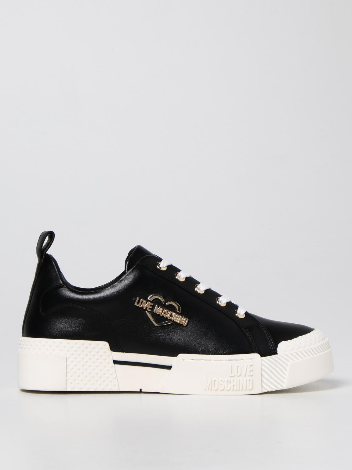 LOVE MOSCHINO Sneakers in pelle Nero Sneakers Love Moschino