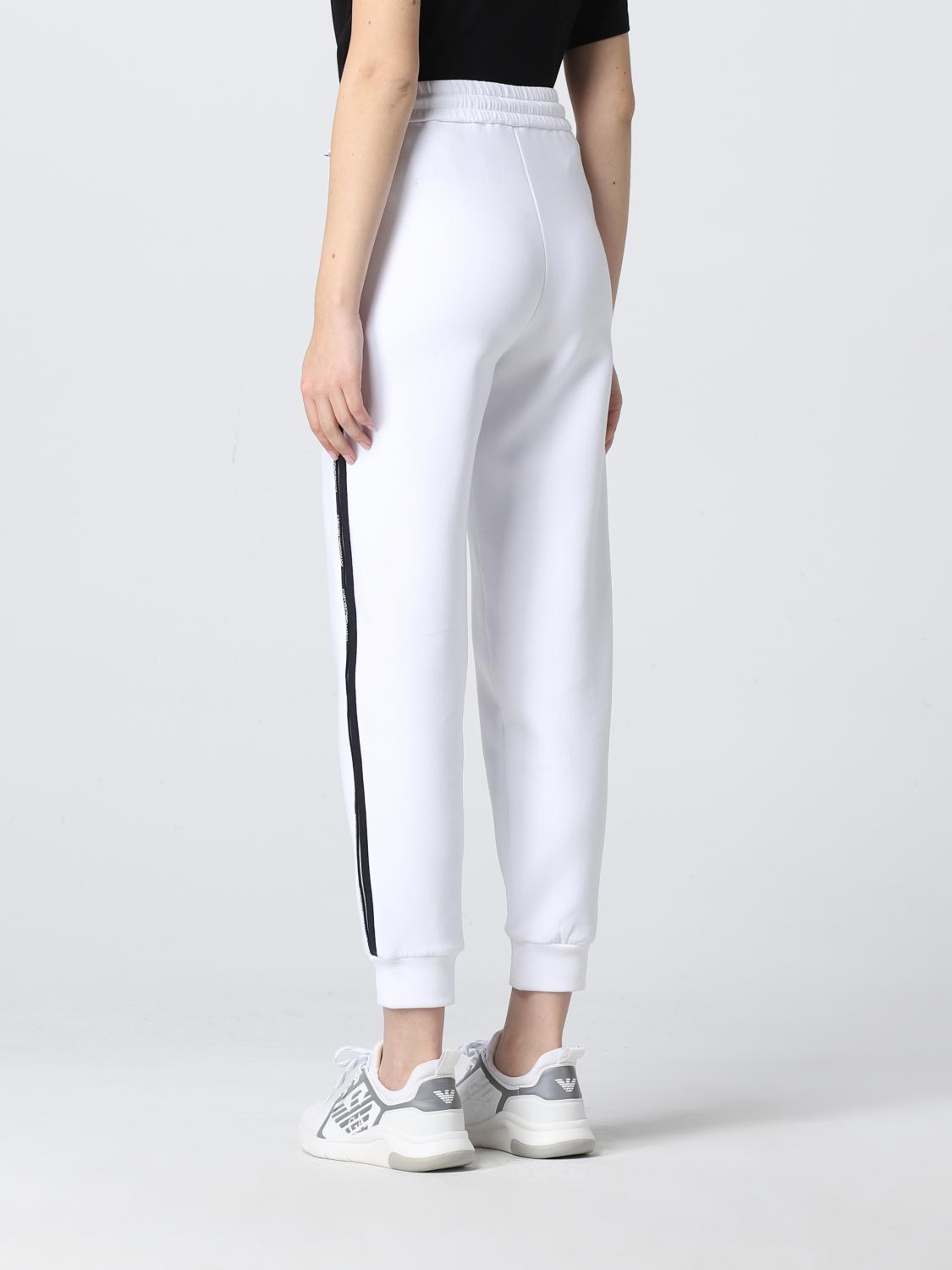 EMPORIO ARMANI: Pantalone donna - Bianco | Pantalone Emporio Armani  3L2P6B1JHSZ GIGLIO.COM