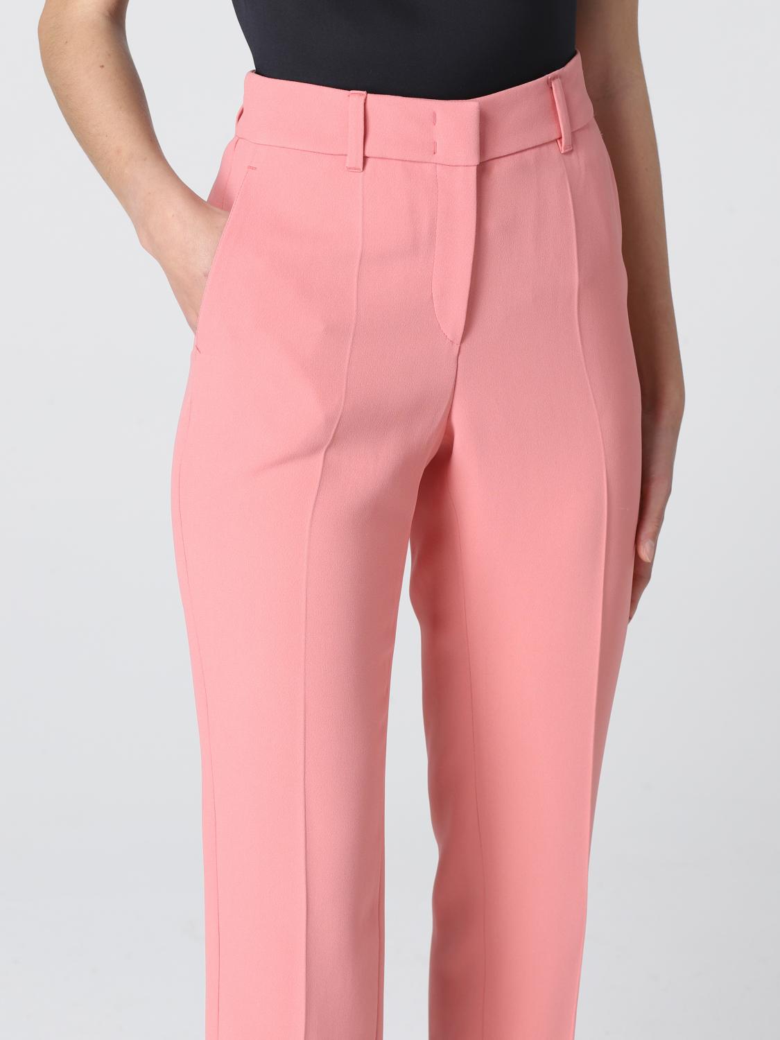 pink armani pants