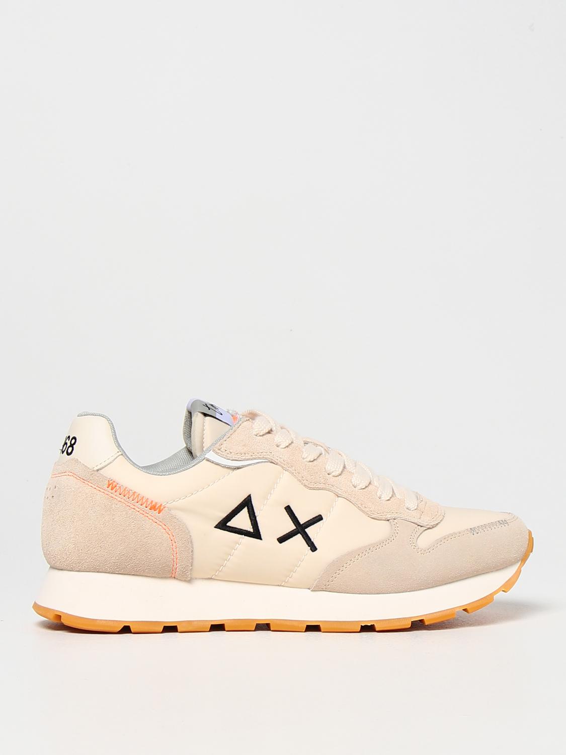 SUN 68: Tom sneakers in suede and nylon - White | Sneakers Sun 68 Z32103  GIGLIO.COM