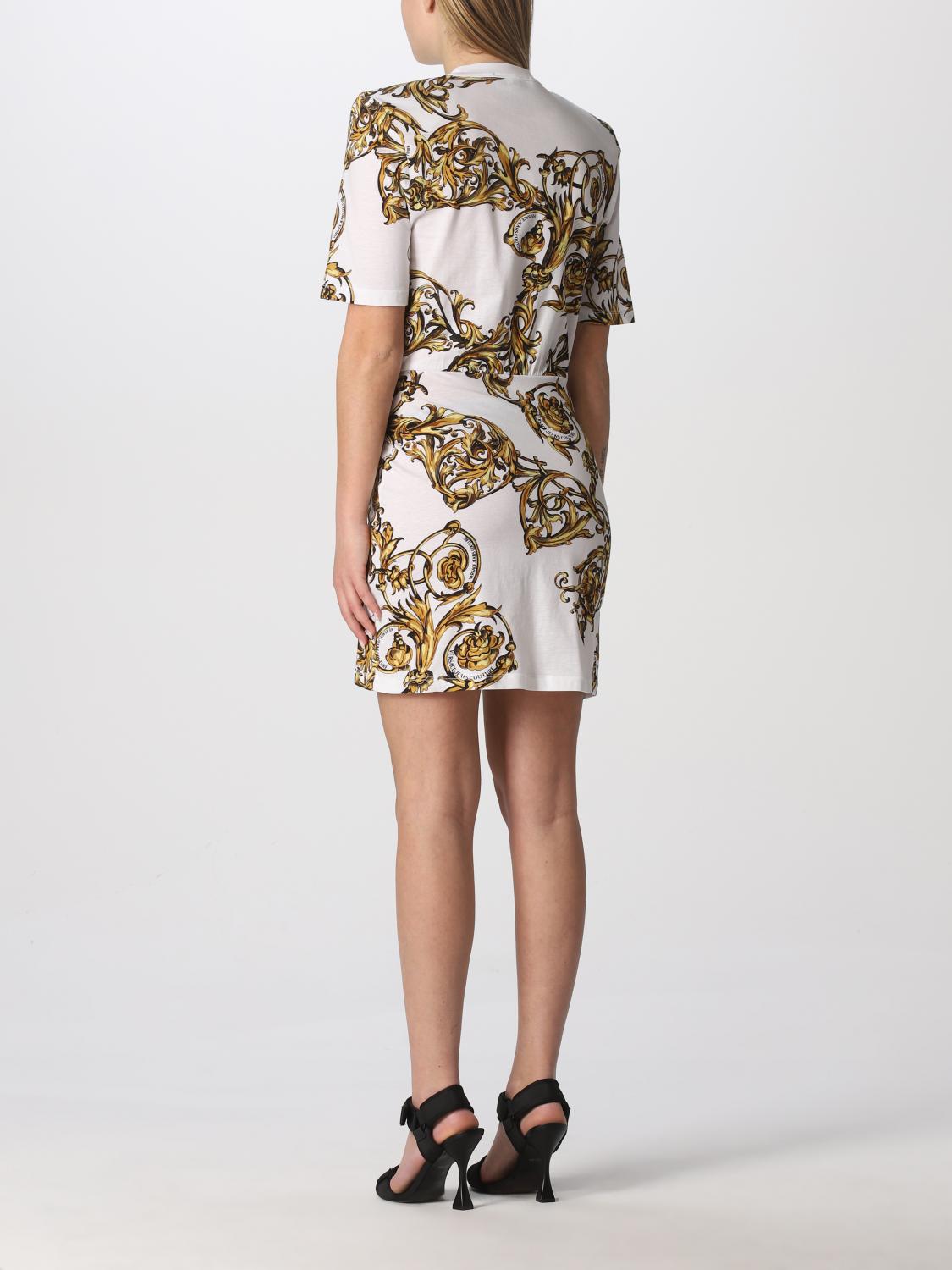 VERSACE JEANS COUTURE dress for woman White Versace Jeans Couture