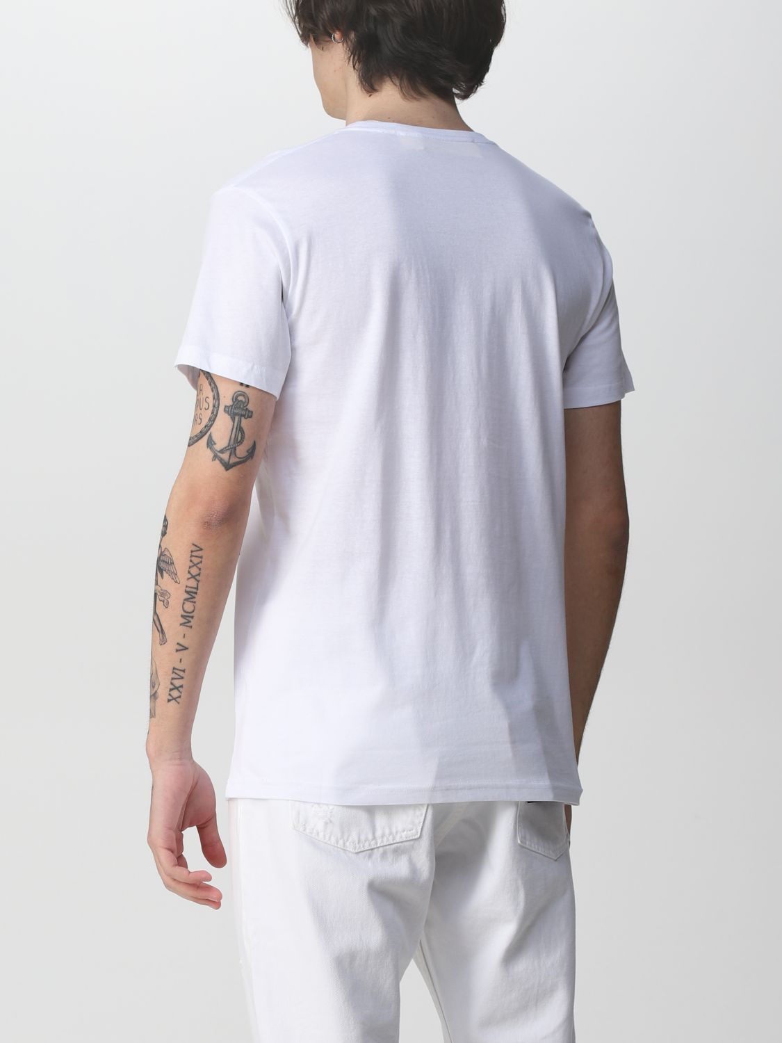 T-shirt Haikure: T-shirt Haikure in cotone con stampa bianco 2