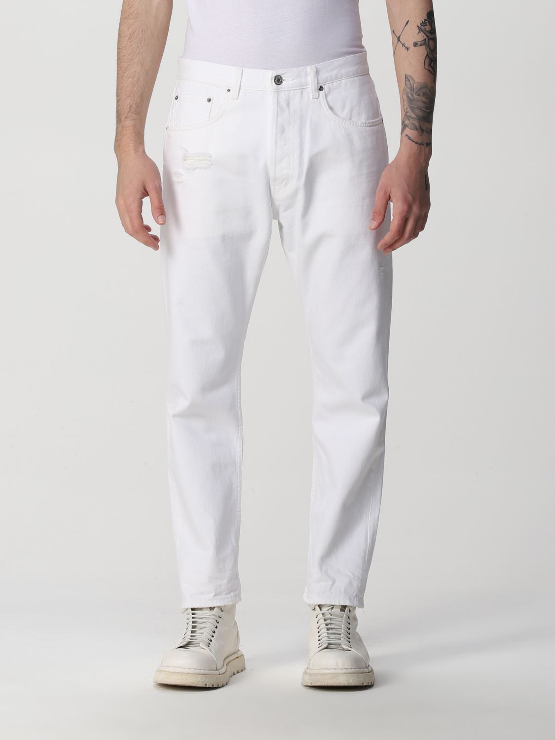 Jeans Haikure: Haikure jeans in cotton denim ecru 1