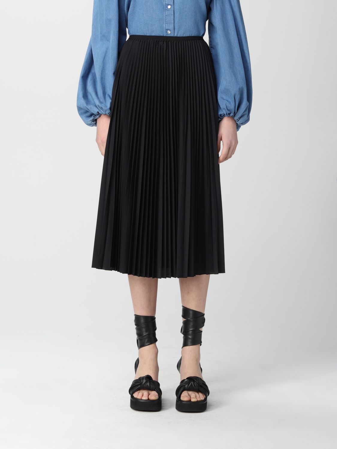 FEDERICA TOSI: skirt for woman - Black | Federica Tosi skirt FTE22GO054 ...