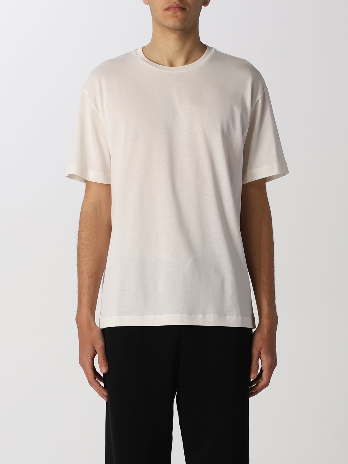 Camiseta Roberto Collina: Camiseta hombre Roberto Collina blanco 1