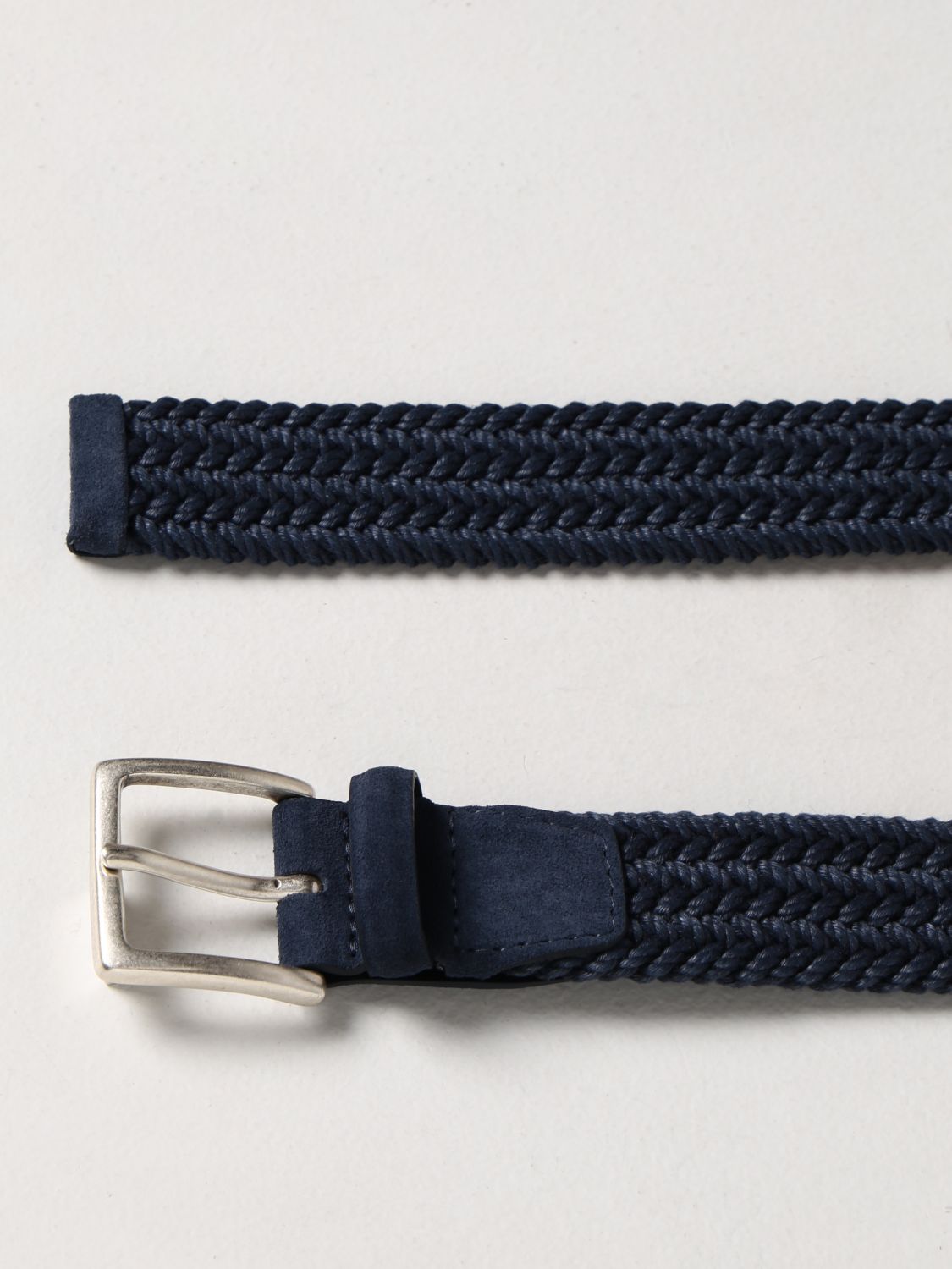 Cintura Orciani: Cintura Orciani intrecciata blue 2