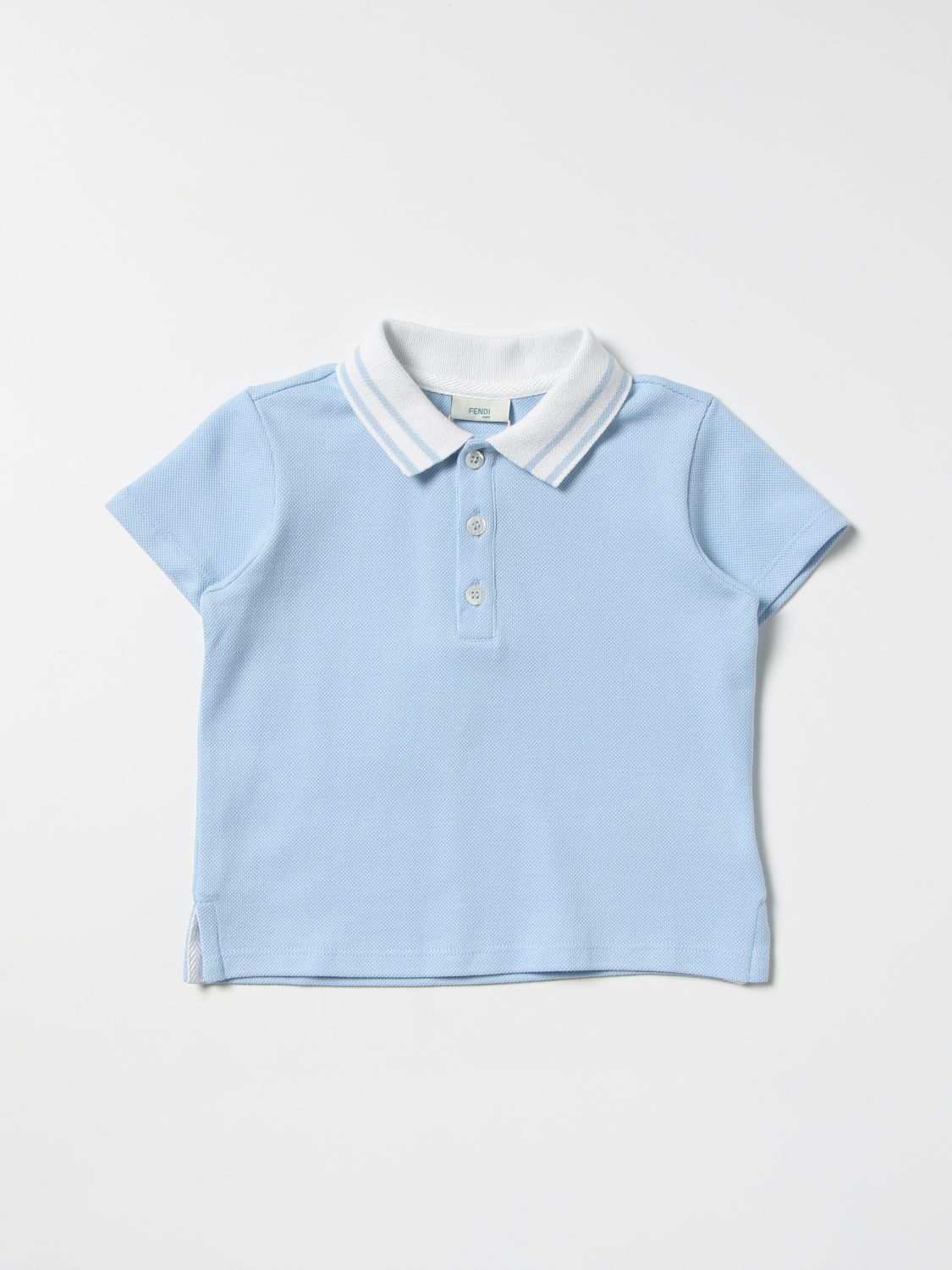 T-shirt Fendi: Fendi t-shirt for baby gnawed blue 1