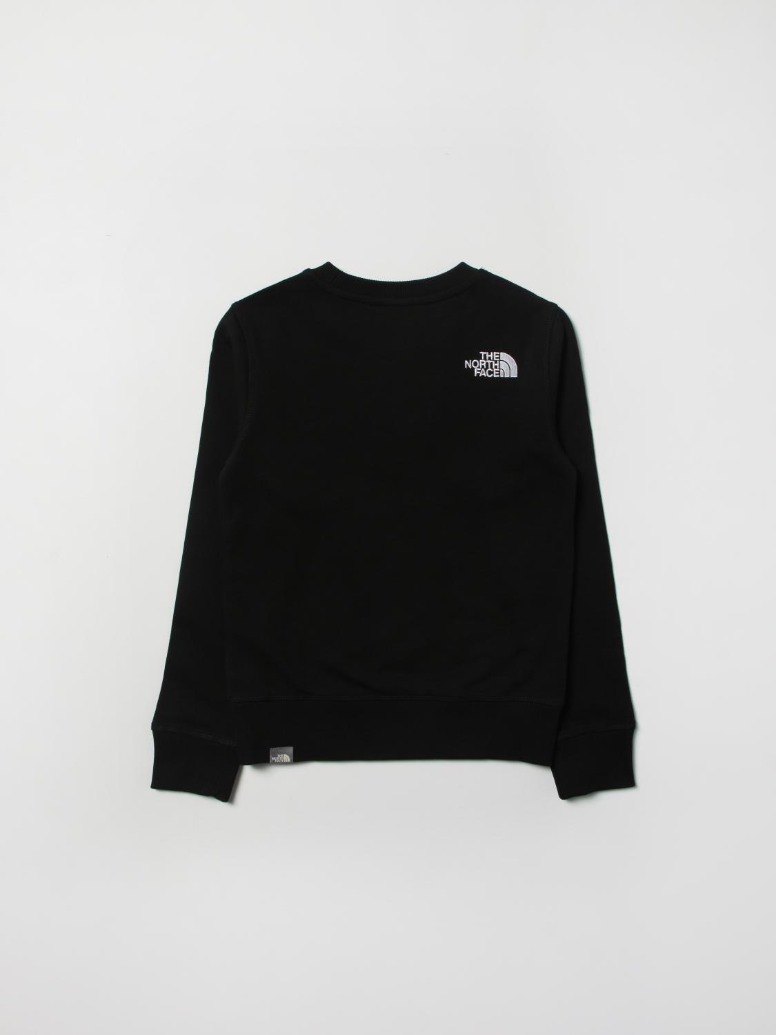 north face sweater black