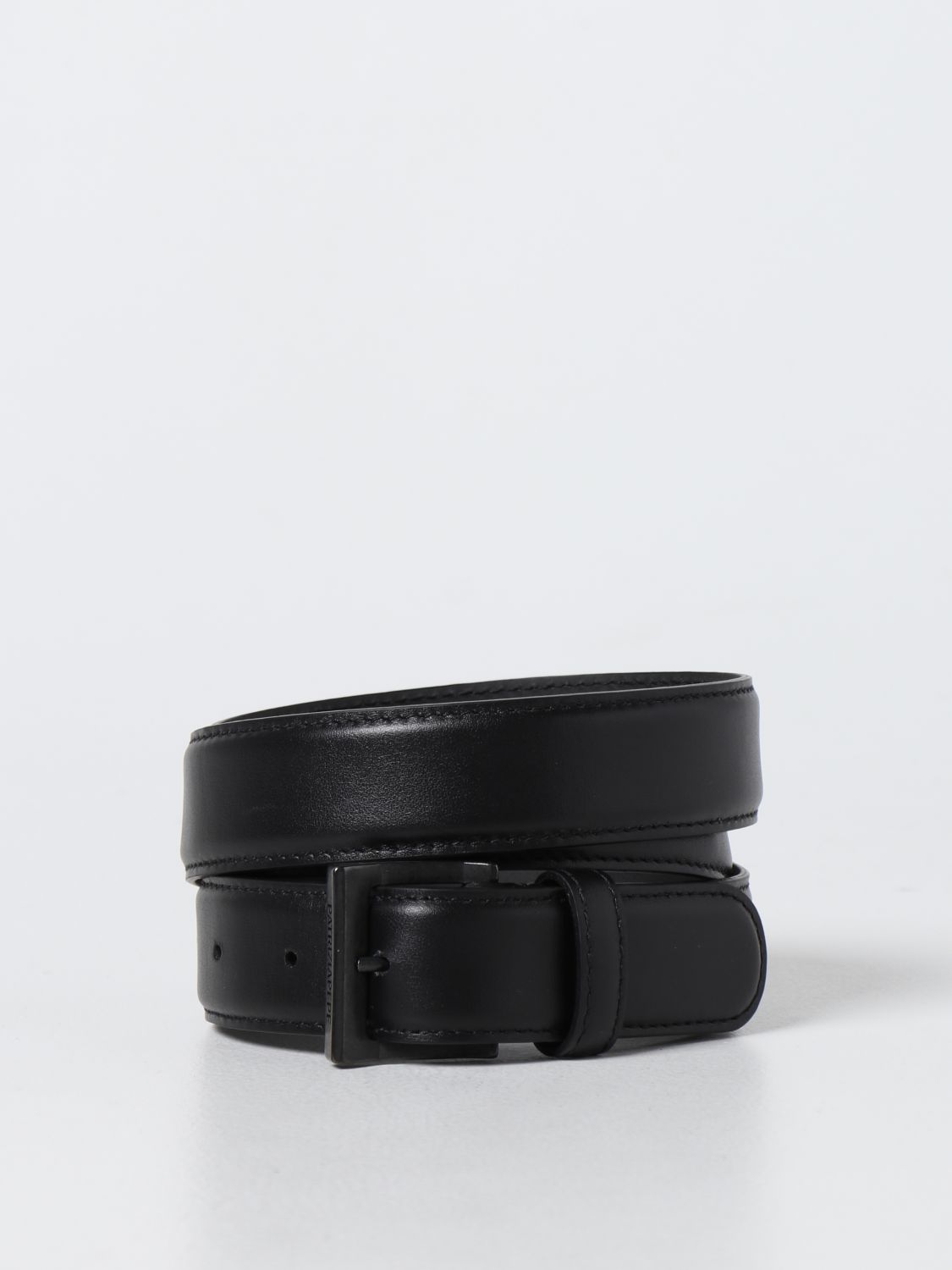 Patrizia Pepe Leather Belt In Black