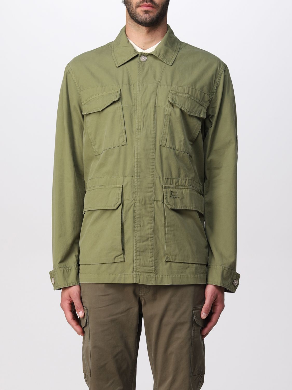 WOOLRICH: jacket for man - Green | Woolrich jacket CFWOOU0543MRUT2876 ...