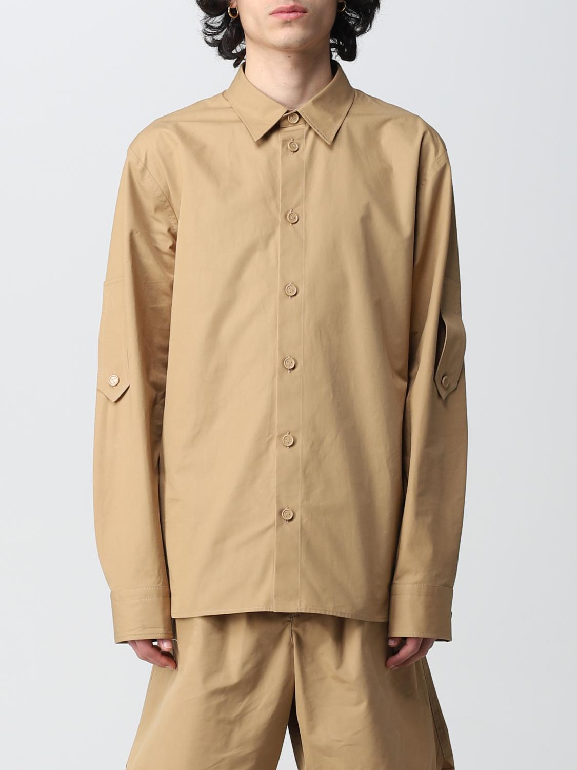 BOTTEGA VENETA: cotton shirt - Beige | Bottega Veneta shirt