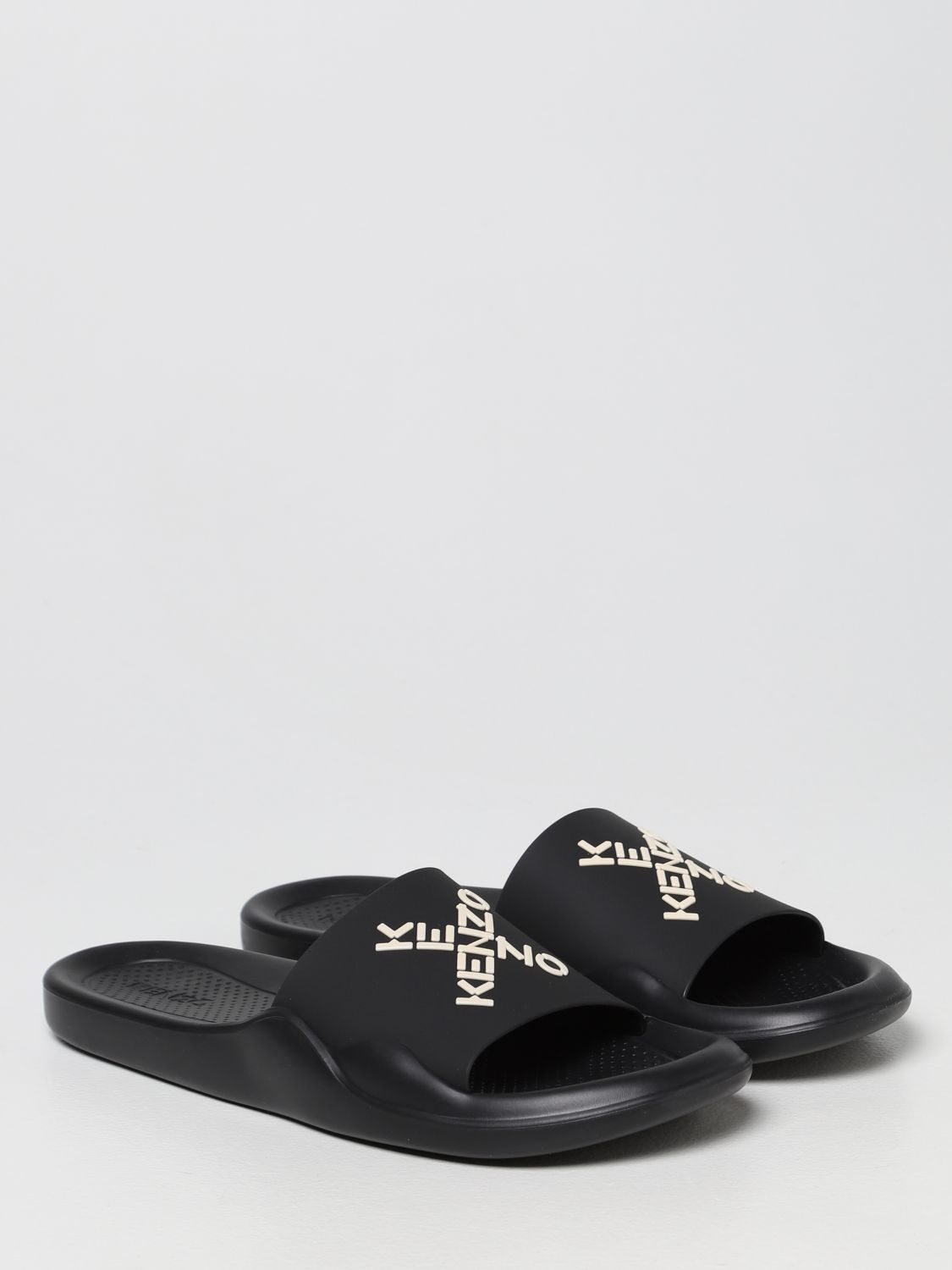Sandals Kenzo: Kenzo slide sandal in rubber black 2