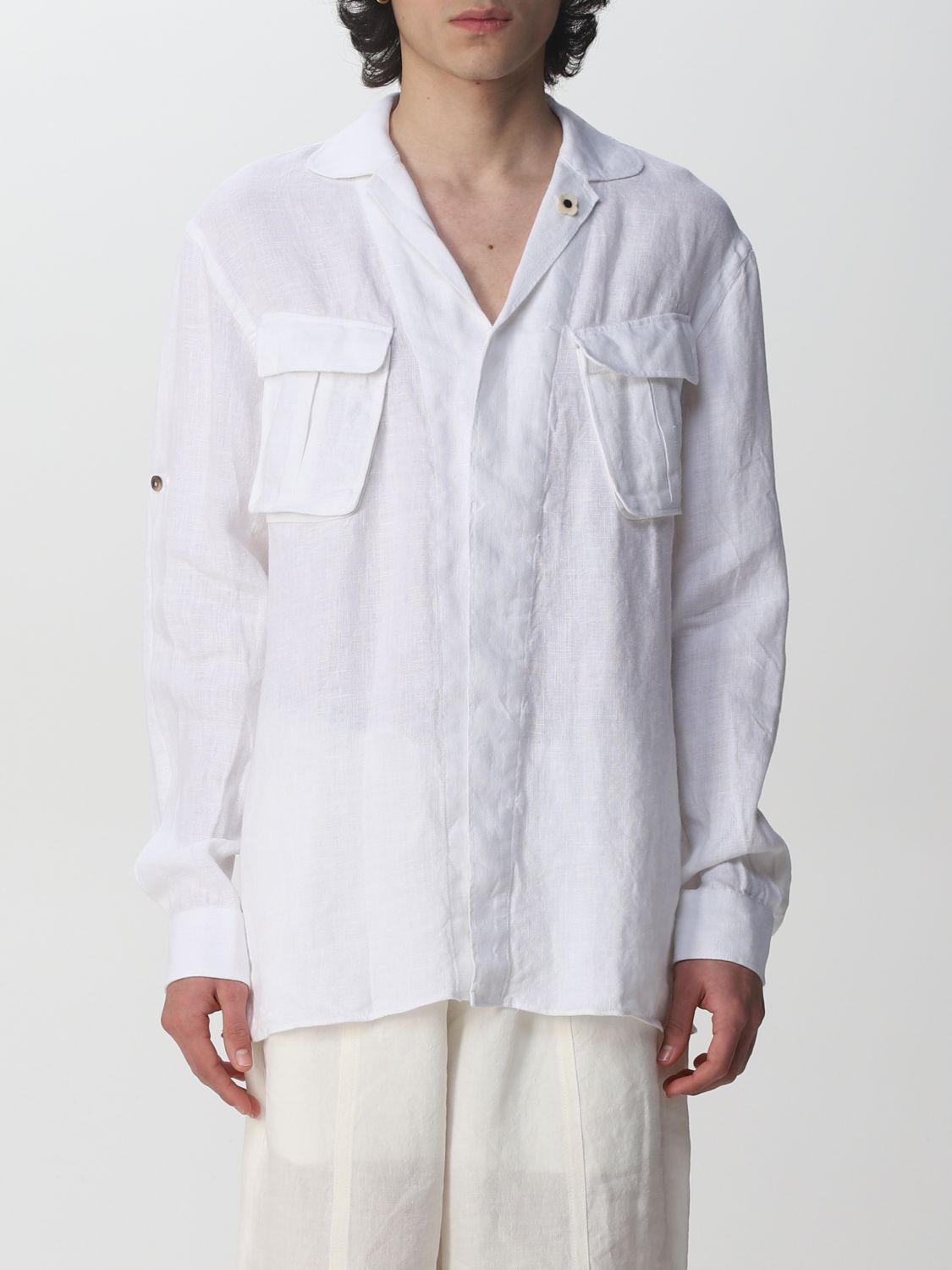 Shirt Lardini: Jacket men Lardini white 1