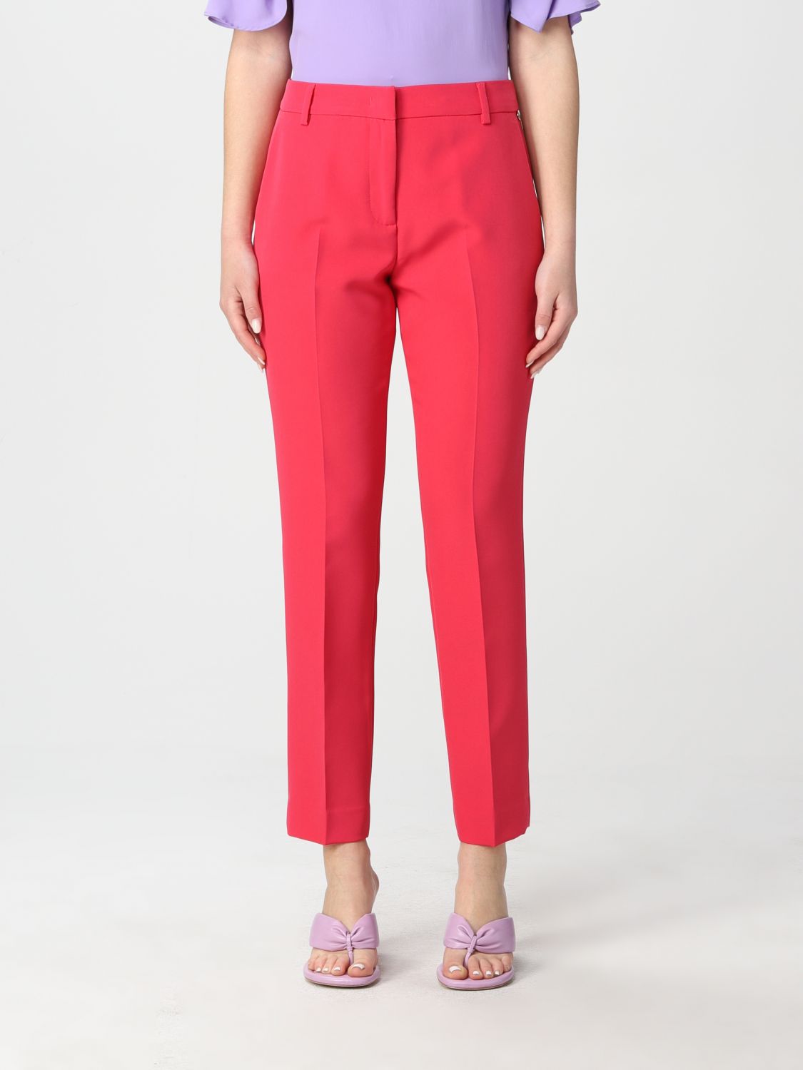 pico vestir sistema Liu Jo Outlet: pants for woman - Fuchsia | Liu Jo pants CA2212T2200 online  on GIGLIO.COM