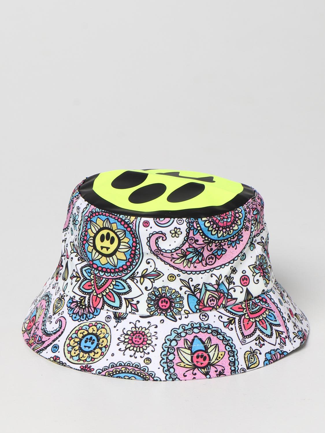 BARROW: Cappello da pescatore Smile con stampa paisley - Bianco | Cappello  Barrow 031239 GIGLIO.COM