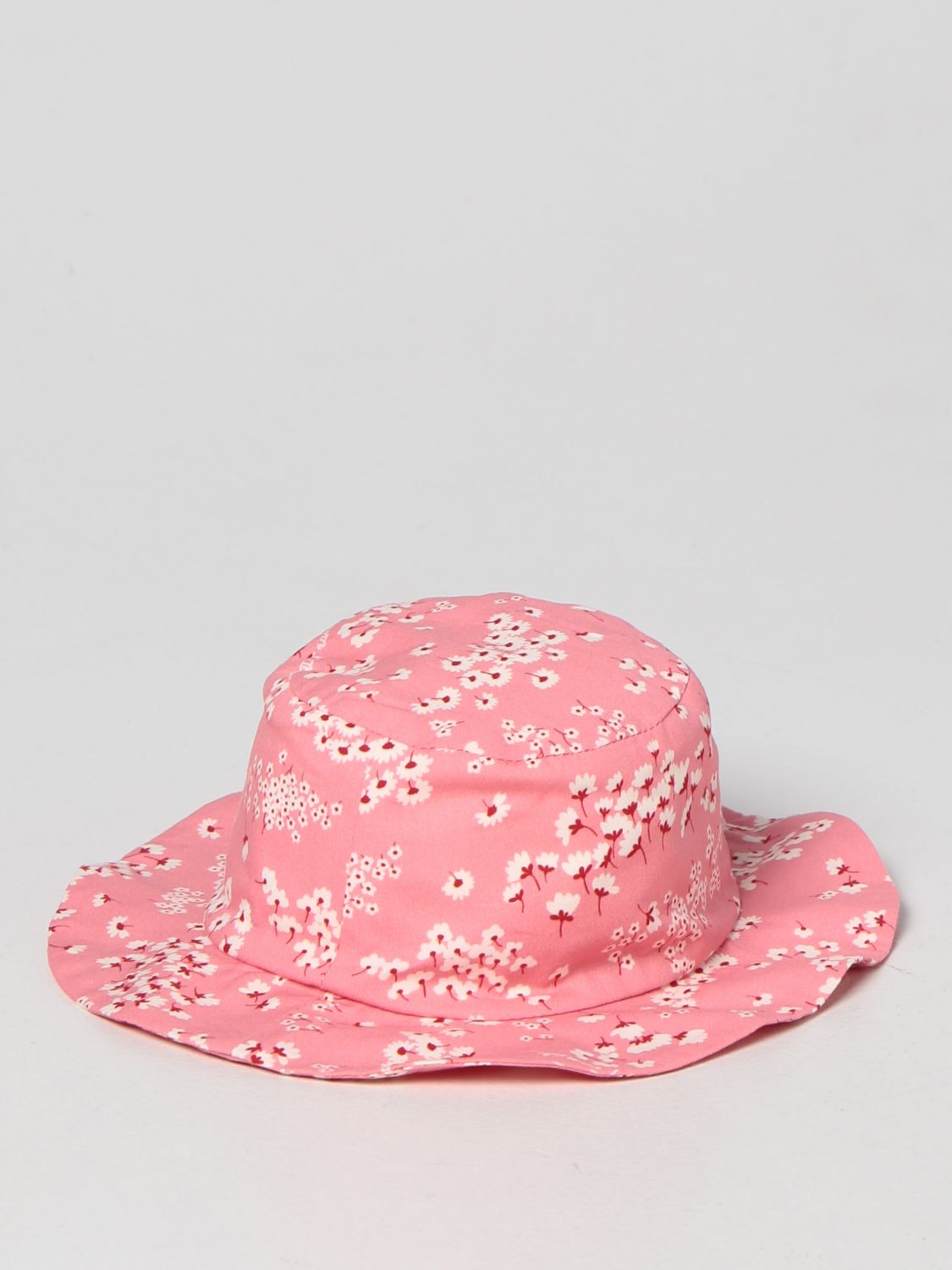 Cappello neonato Elisabetta Franchi: Cappello da pescatore Elisabetta Franchi in cotone rosa 2